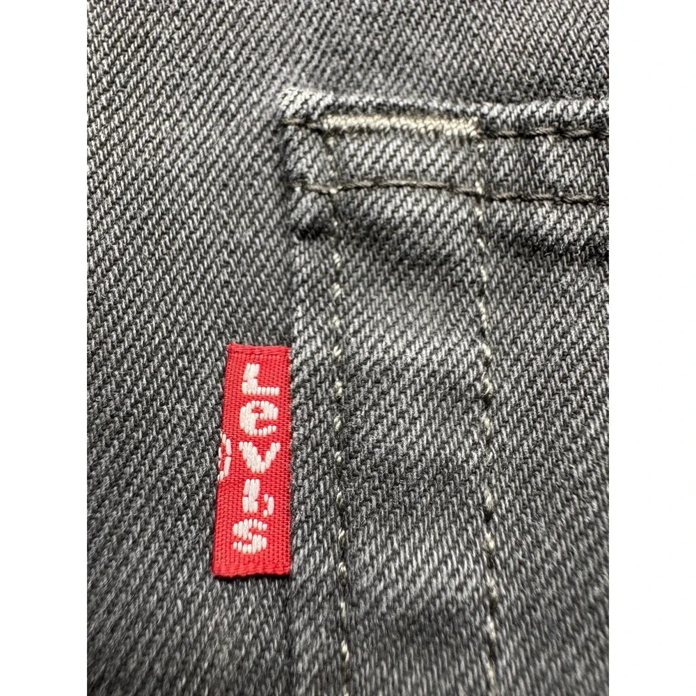 Levis 511 Tapered Slim Fit Men's Denim Jeans Size 34x31 (actual)‎ Charcoal Black